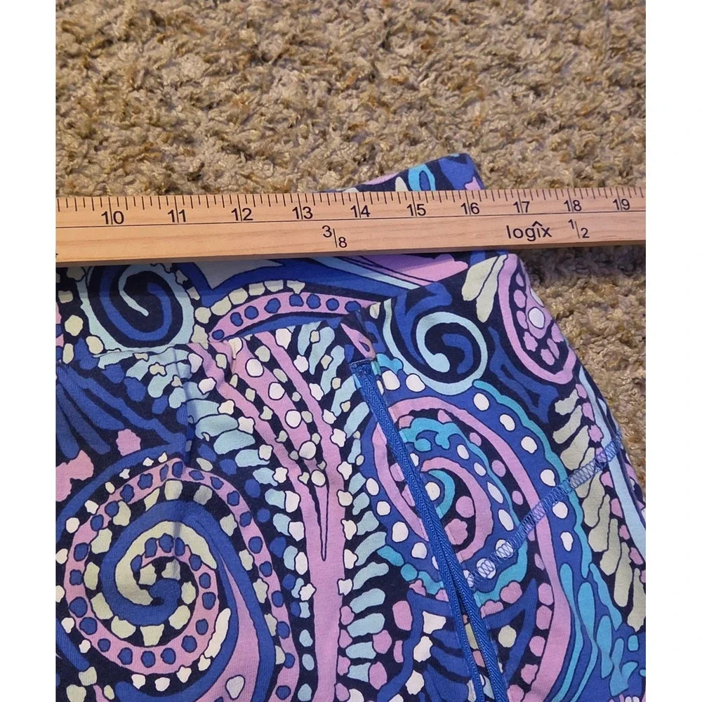 T By Talbots Paisley Print Everyday Yoga Skort Women's Size X (1X) Multicolor